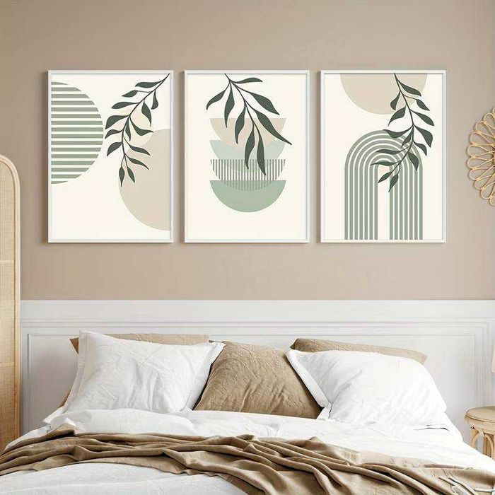 Картини/ Платно Бохо стил - 3 броя - 40x60 см