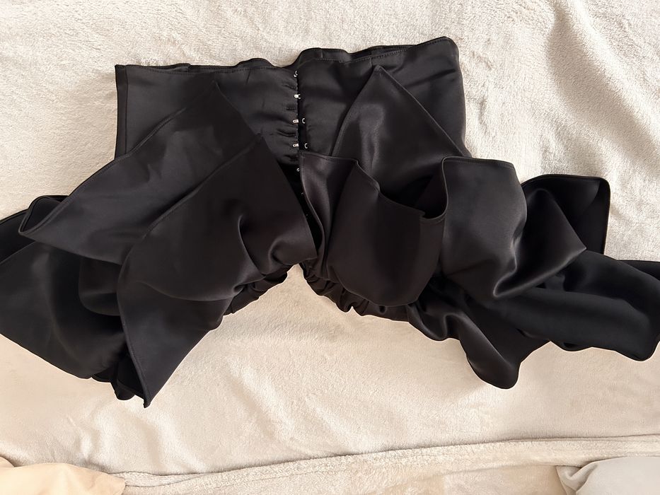 Set fusta+corset negru