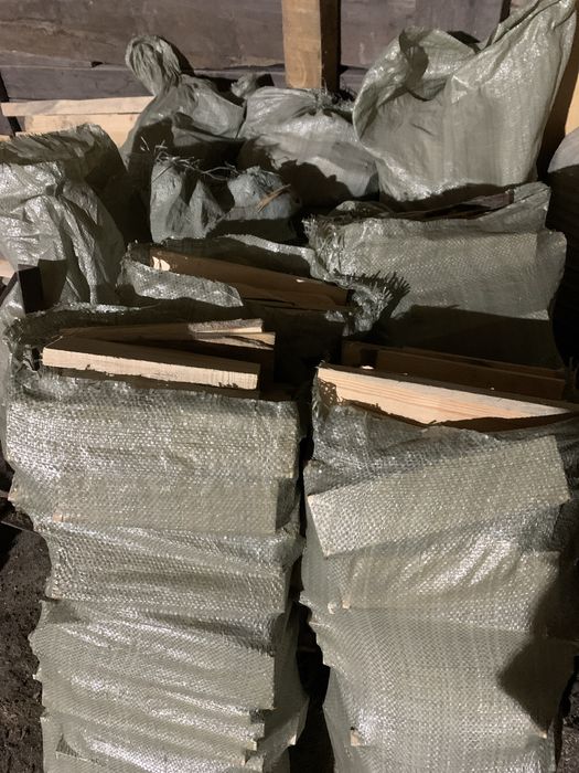 ДРОВА в мешках готовые