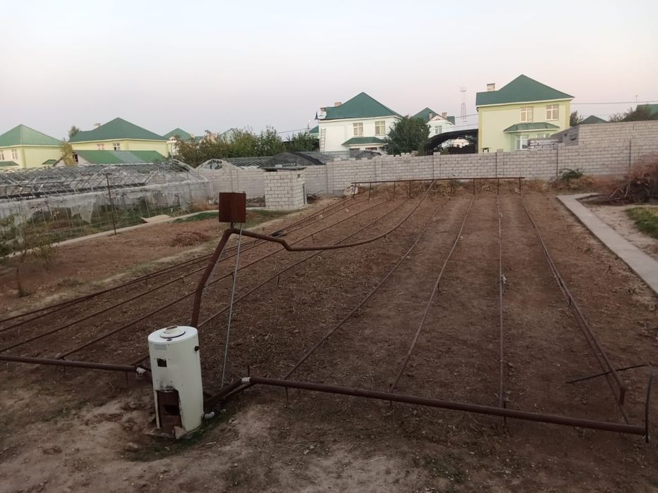 Труба, теплицаға отопление ретінде