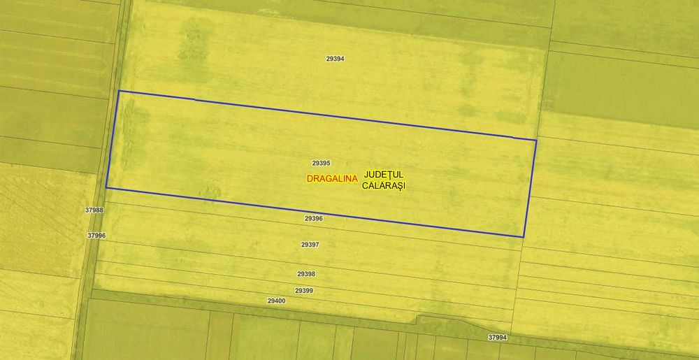 Teren agricol de vânzare – 43.800 mp – Dragalina, jud. Călărași
