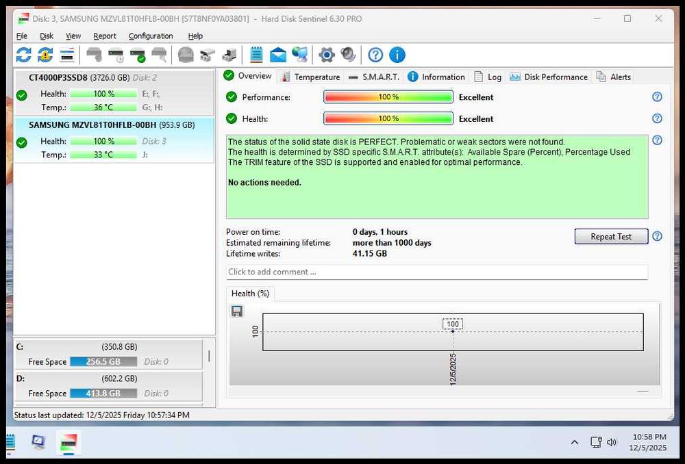 1TB Samsung 990 OEM NVMe M.2 SSD 2280 Nou Bulk 7200 MB/s
