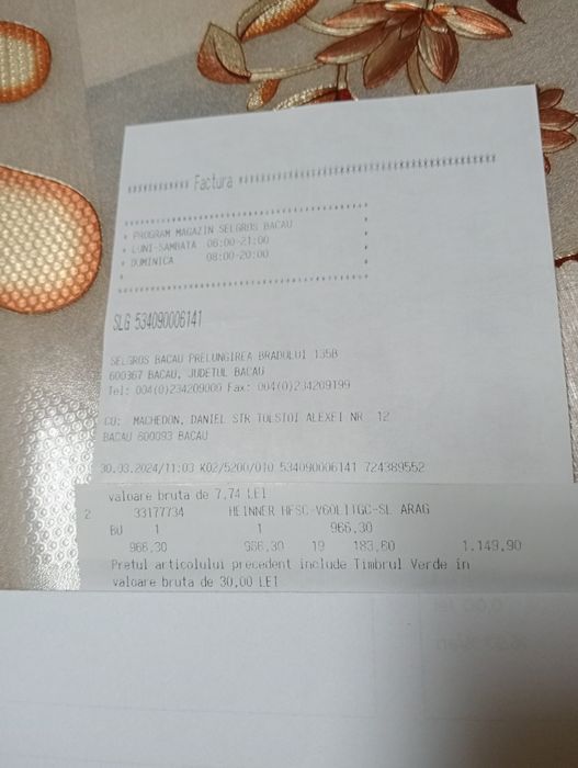 Vând aragaz cu 4 ochiuri