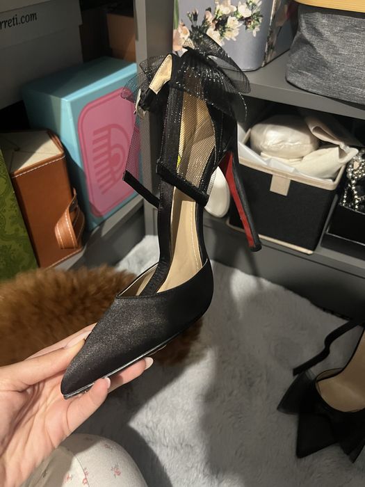 Обувки на висок ток 12 см по модел на Jimmy Choo