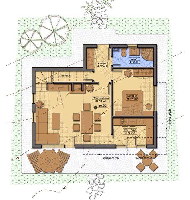 Дава се под наем Къща в Пловдив, Тракия - 250 кв.м за 1150 € - Снимка #14