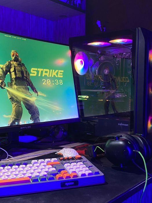 Жуда Кучли Компютер Ryzen 5 / RTX 2060 / 500GB NVME / 27 200ГЦ