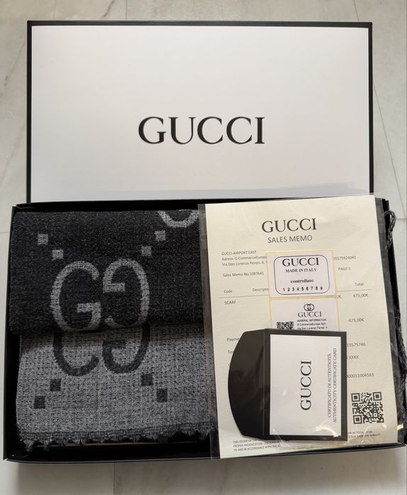 Дамски кашмирени шалове Gucci