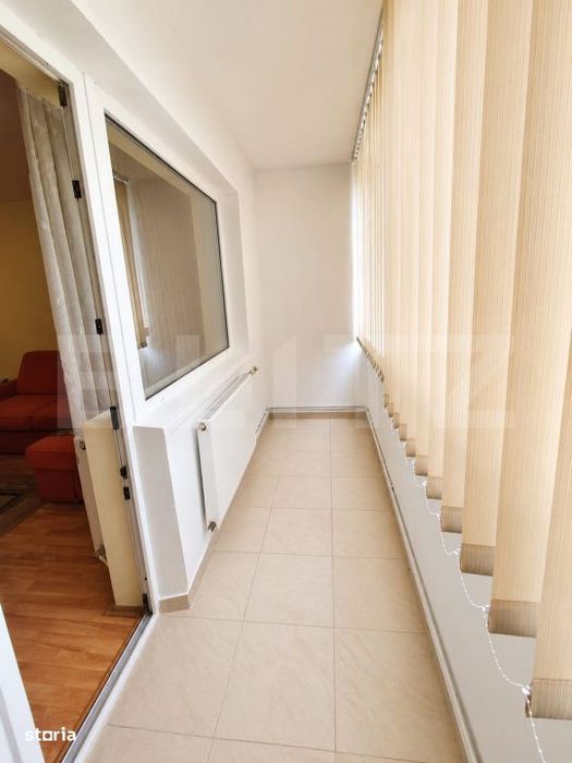 Apartament 2 camere decomandat, 57 mp + balcon, mobilat si utilat