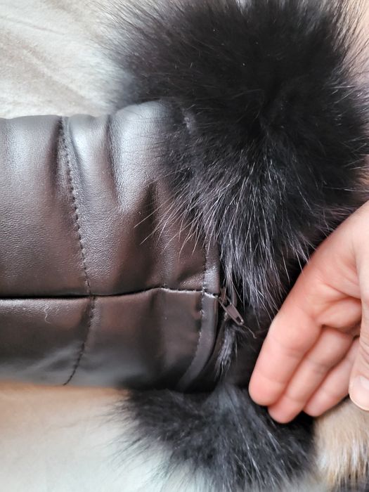 Blana naturala vulpe 3 in 1