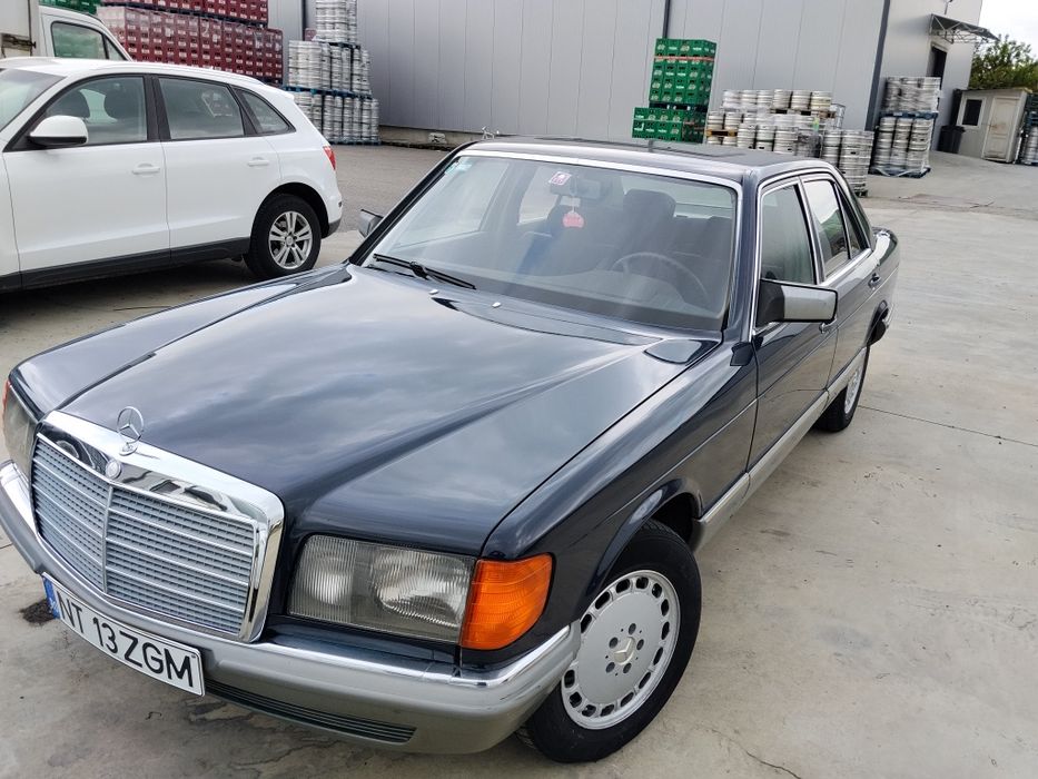 Mercedes w126/28i/manual/retro mobil/accept unele schimburi cu retro mobil
