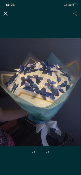 buchete fluturi handmade