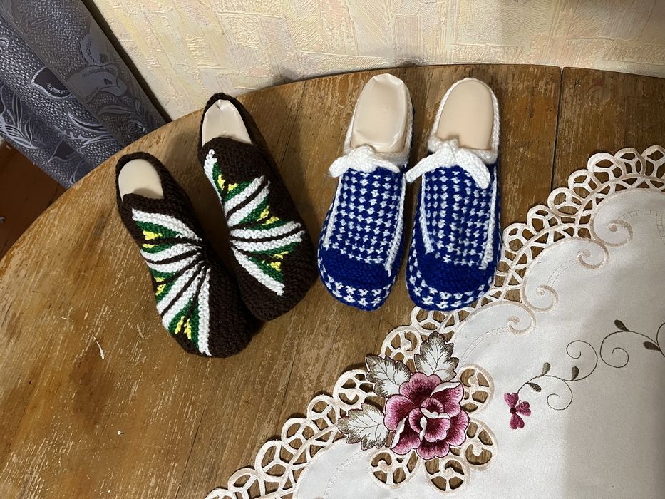 Вязанные следки и носки