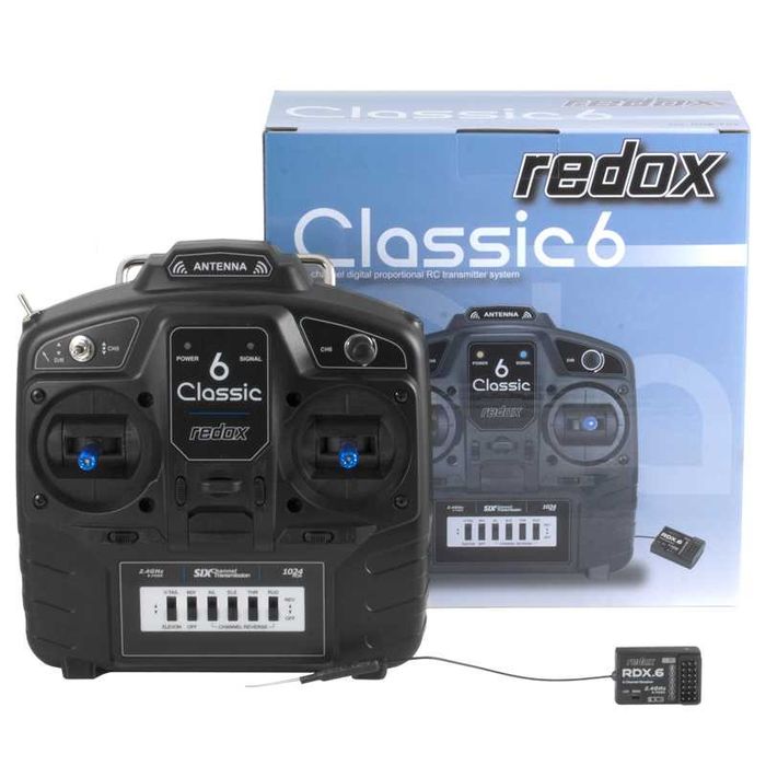 Radiocomanda REDOX Classic 6ch/2.4Ghz