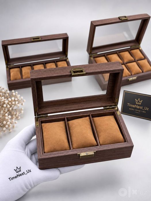 Soatlaringiz uchun premium uy - Watch Box