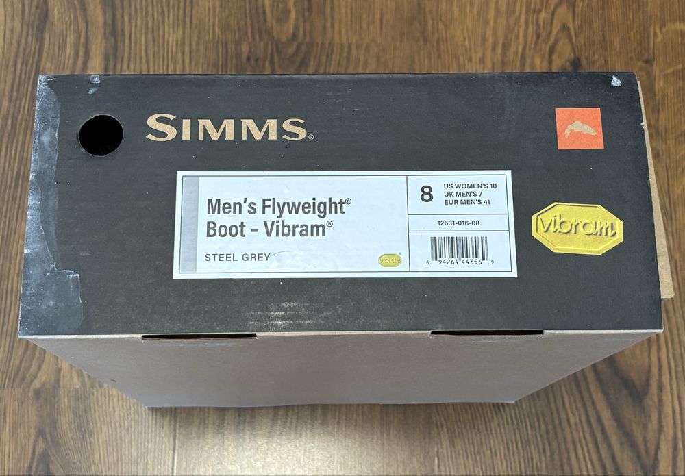 Bocanci Simms Flywright Vibram - Steel Grey