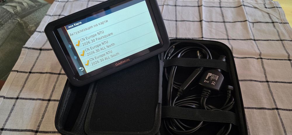 Навигация за камион Garmin Dezl 770 7 инча най-новите карти за Европа