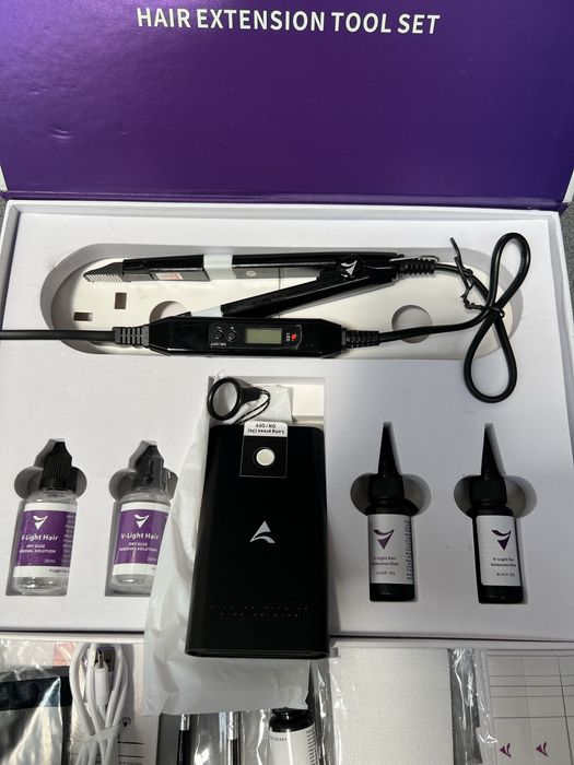 Комплект за екстеншъни / удължаване на коса V-Light Hair Extension Machine Set