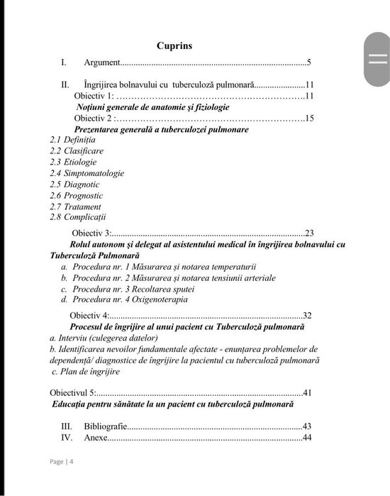 Licenta AMG 2023 îngrijirea pacientului cu tuberculoză pulmonară