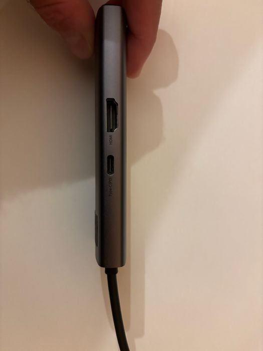 USB хъб Baseus - 6 в 1, USB-C / докинг станция