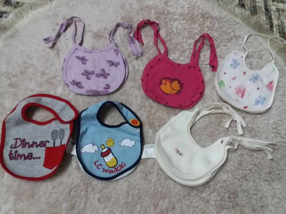 Слюнявчики детские водонепроницаемые Турция!