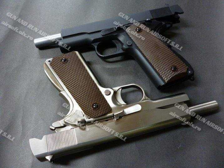 Pistol De PUTERE MARE!! Cu Recul (BlowBack) TOT DIN FIER AirsoftCo2Gaz