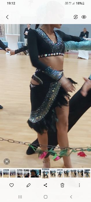 Рокля за спортни танци -по договаряне