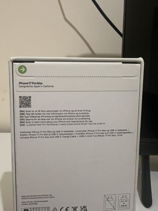 Iphone 17 Pro Max 256 GB Sigilat