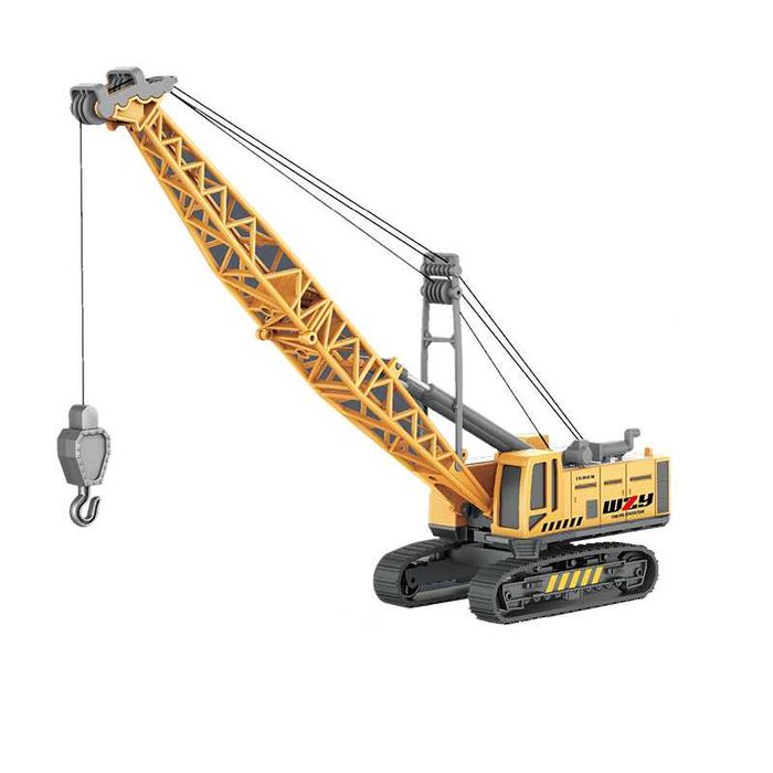 Багер 1:27 с радио контрол. Комплект Камион с кран метален кран