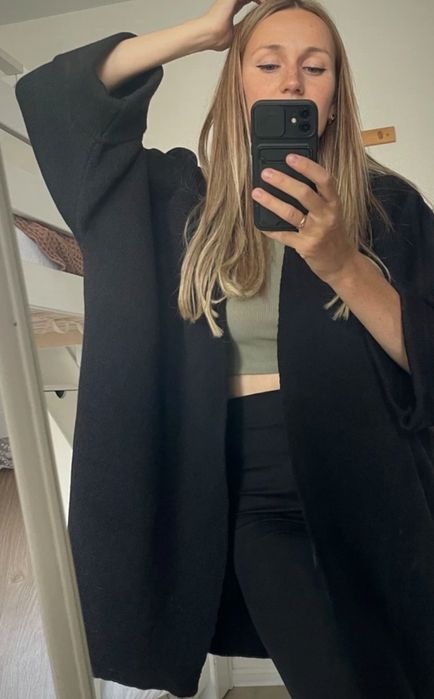 Женский кардиган черный