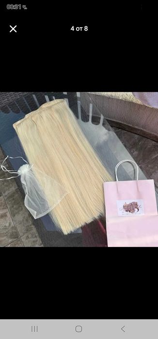 Естествена коса 160гр 60 см.