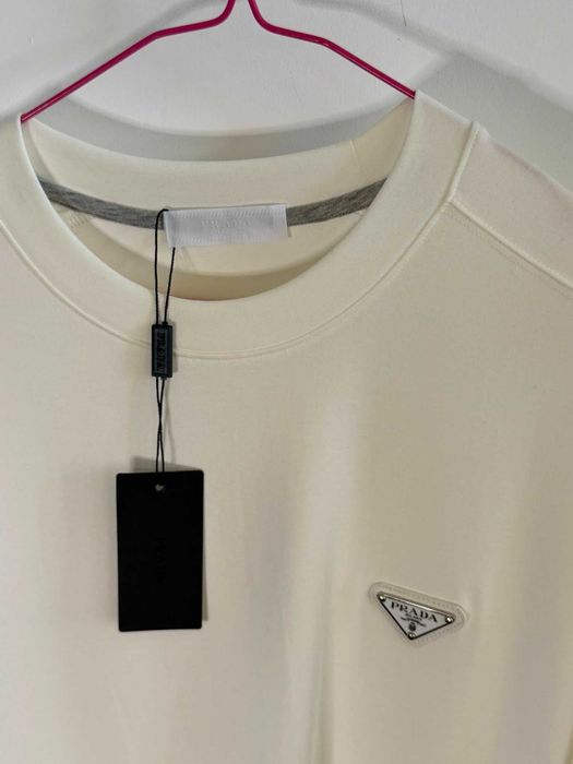 Tricou Prada alb