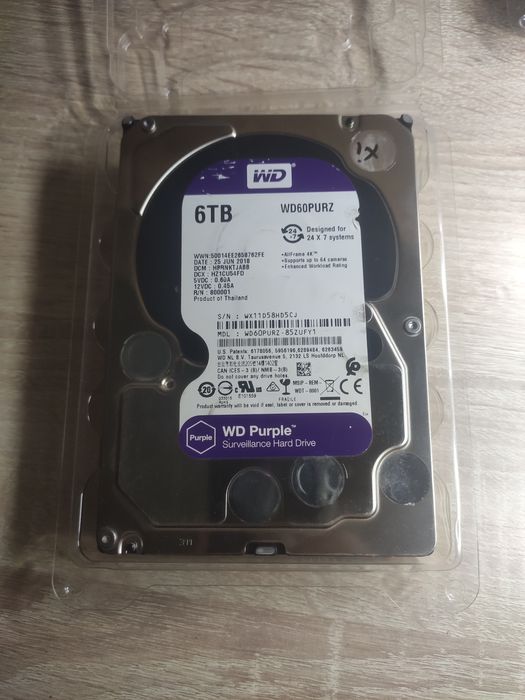 HDD WD Purple 6 TB