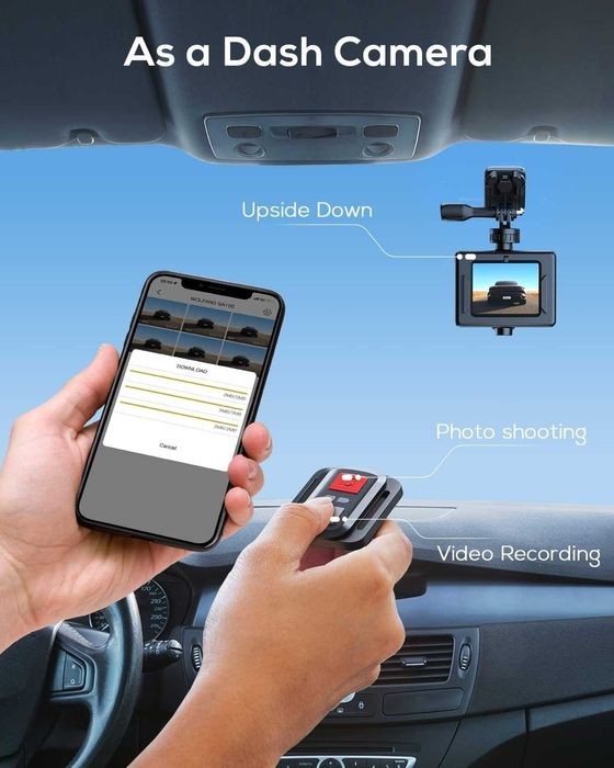 Camera Action 4k,20MP WOLFANG Subacvatica 40M Sigilat !!