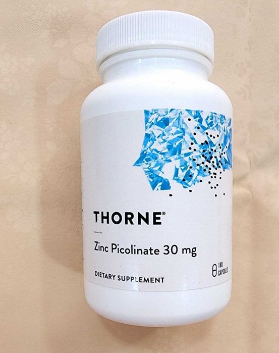 Продается Цинк Пиколинатот Thorne, 30 мг. 180 капсул.