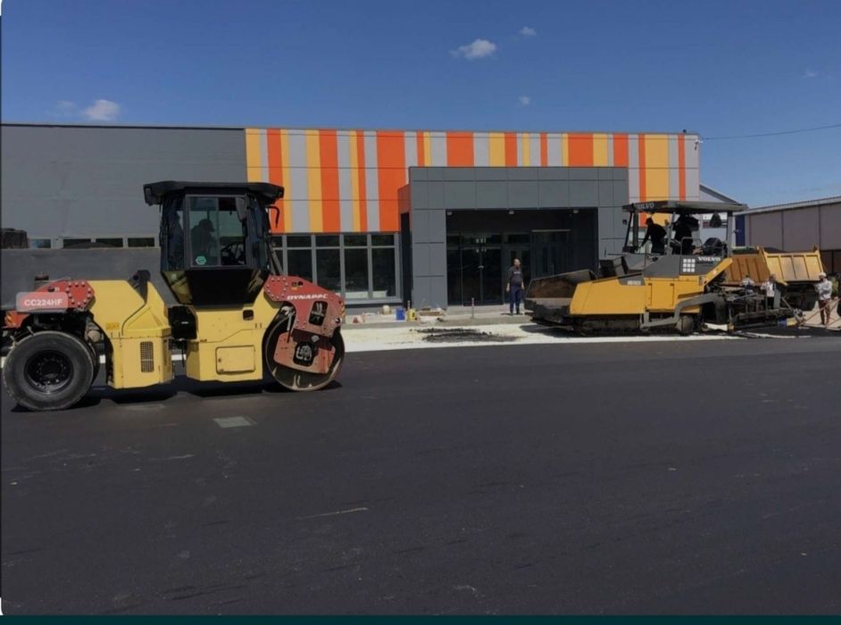 Асфальт укладка в Алмате