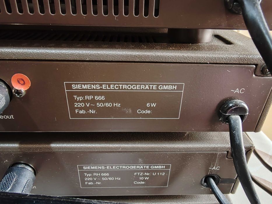vand linie audio vintage SIEMENS 666 ( made in germany )