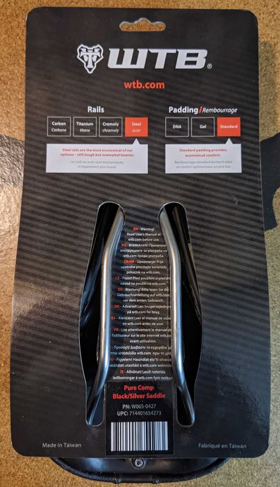 Седалка за велосипед WTB Pure Comp Steel