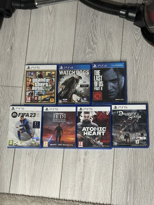 Диски на ps5 и ps4