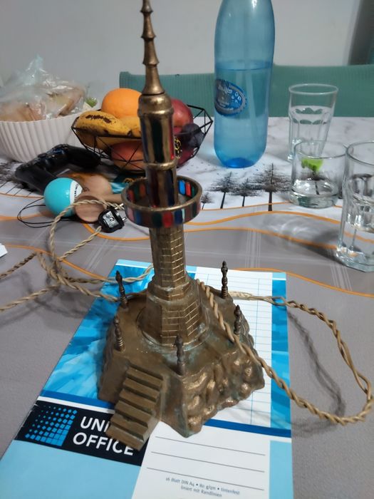 Far maritim/veioza vintage din alama/bronz