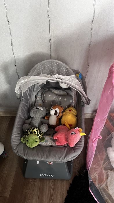 Продам шезлонг 3в 1