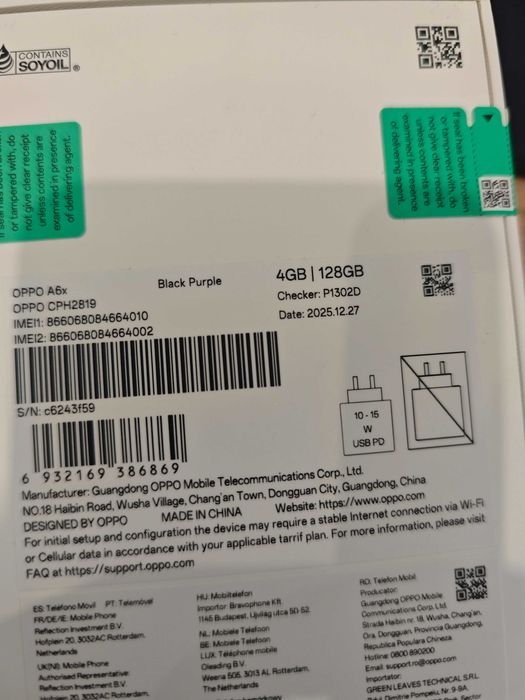 OPPO A6x 4GB/128GB