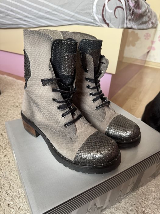 Дизайнерски кожени боти 36 номер