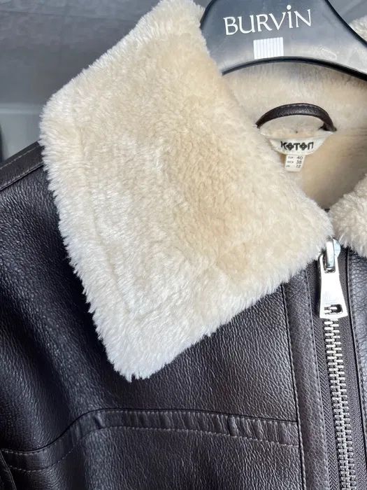 Продам дубленку в шоколадном цвете