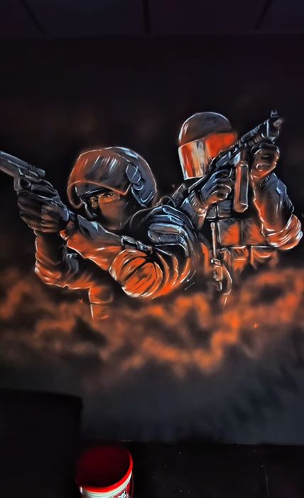 Рассом. художник. роспись стен. Арт.