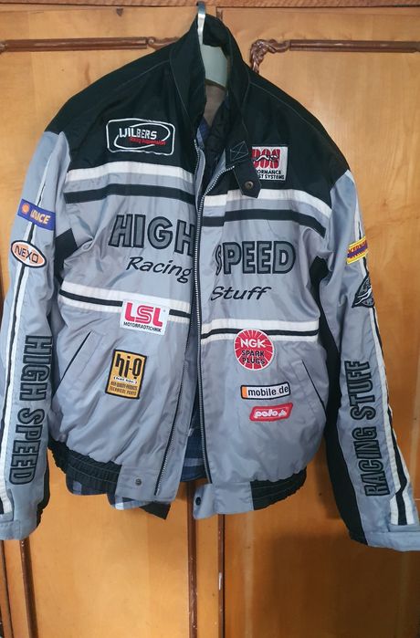 Geacă MOTO SPIEGLER, 3XL, Cu Imprimeuri și Protecții.