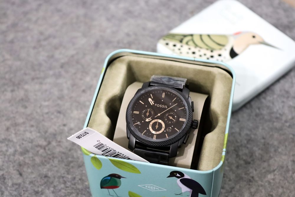 Ceas fossil curea metalica