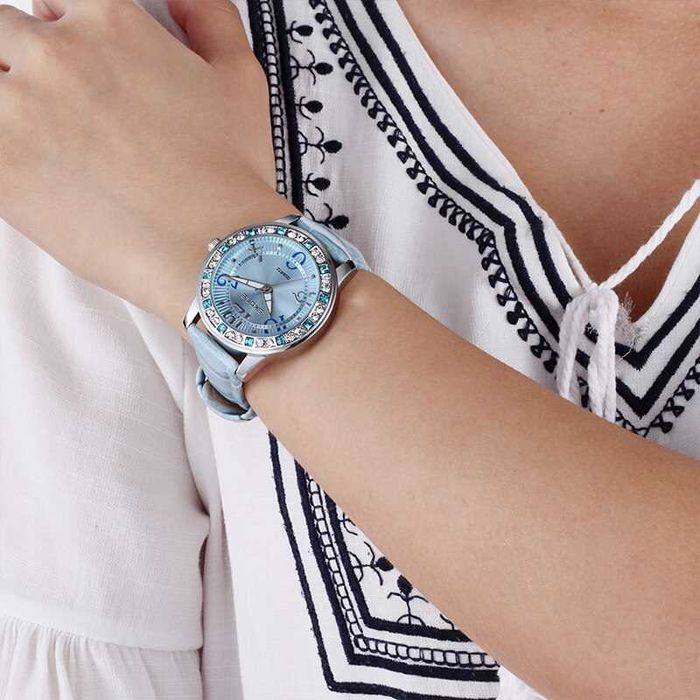 SKONE - ceas de damă la modă albastru