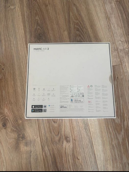 Cutie originală DJI Mavic Air 2 + instrucțiuni și cablu de încărcare