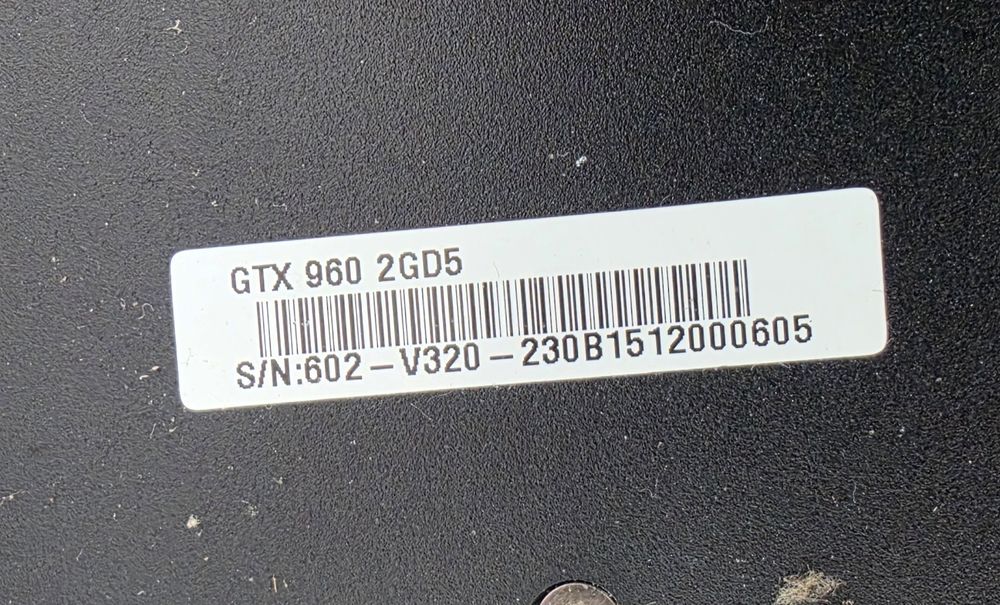 Видеокарта  MSI 960 2GB