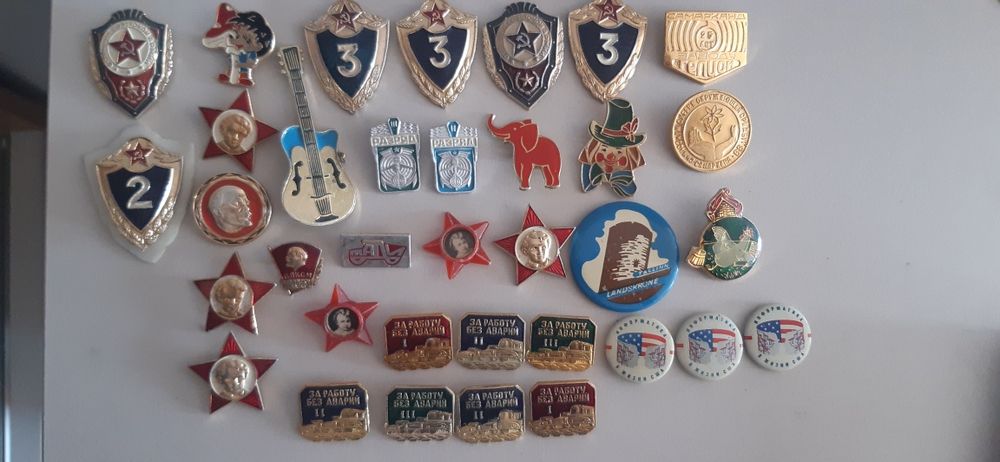 Значки ссср розние